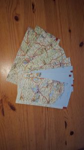 FolyMaps: Laminierte Landkarte für Motorradfahrer
