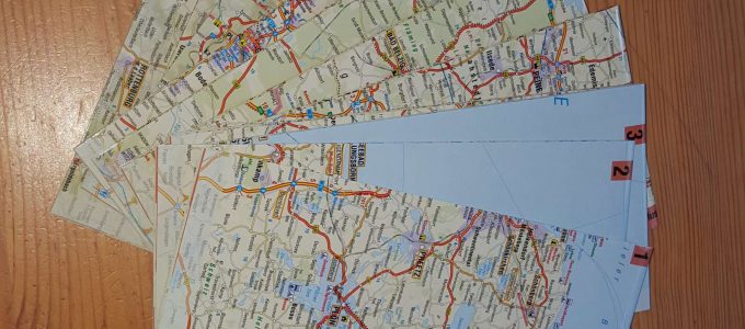 FolyMaps: Laminierte Landkarte für Motorradfahrer